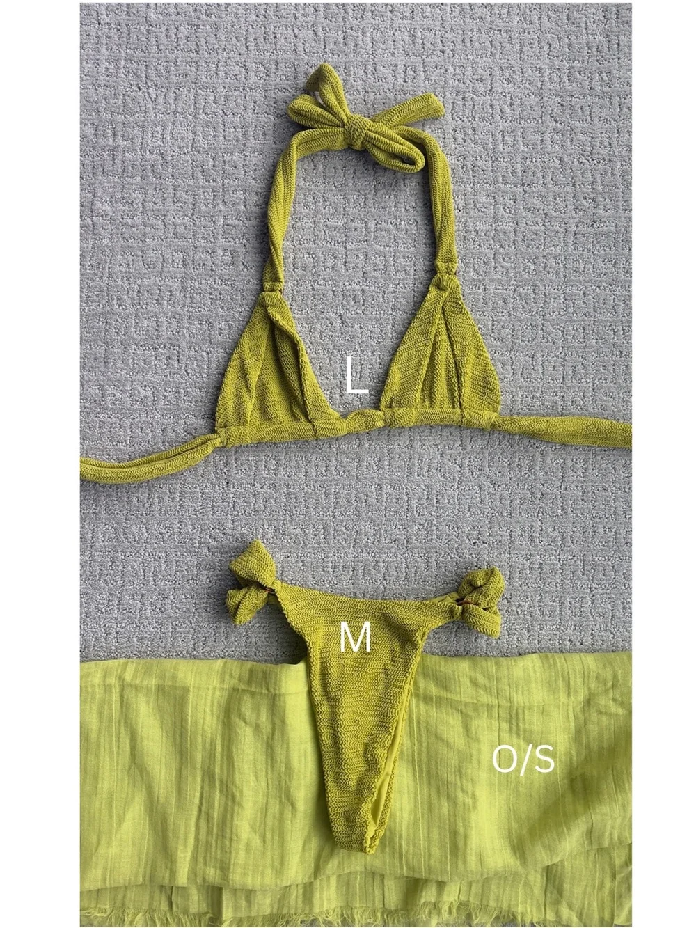 Monday Swimwear  - Lemongrass Crinkle Top